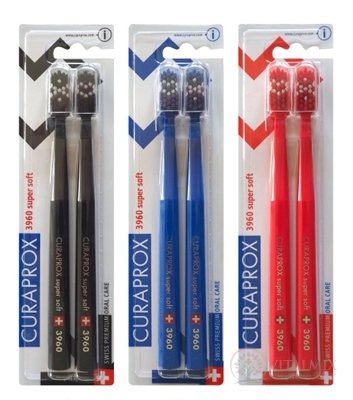 CURAPROX CS 3960 supersoft Folklorní Edice zubní kartáček (dvojbalení), 1x2 ks