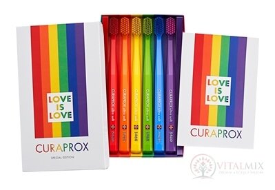 CURAPROX CS 5460 ultrasoft Duhová edice zubní kartáček 1x6 ks