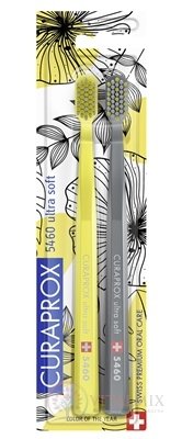 CURAPROX CS 5460 ultrasoft Edice Žlutých Maků zubní kartáček (dvojbalení), 1x2 ks