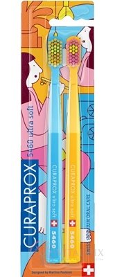CURAPROX CS 5460 ultrasoft Koupelnová Edice zubní kartáček (dvojbalení), 1x2 ks
