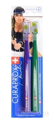 CURAPROX CS 5460 ultrasoft Martina Hingis Edice zubní kartáček (dvojbalení), 1x2 ks