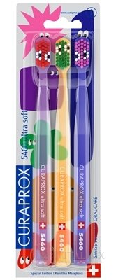 CURAPROX CS 5460 ultrasoft Okatý edice zubní kartáček (2+1) 1x3 ks