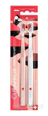 CURAPROX CS 5460 ultrasoft Romantická edice zubní kartáček (dvojbalení), 1x2 ks