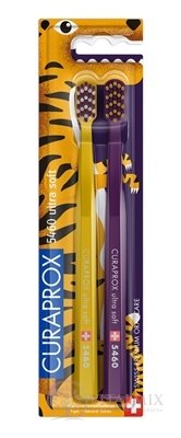 CURAPROX CS 5460 ultrasoft Tygří Edice zubní kartáček (dvojbalení), 1x2 ks