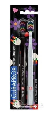 CURAPROX CS 5460 ultrasoft Úsměvná edice zubní kartáček (dvojbalení), 1x2 ks