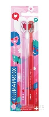 CURAPROX CS 5460 ultrasoft Zaľúbená Edice zubní kartáček (dvojbalení), 1x2 ks