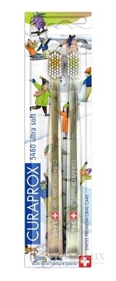 CURAPROX CS 5460 ultrasoft Zasněžená edice zubní kartáček (dvojbalení), 1x2 ks
