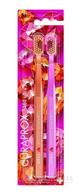 CURAPROX CS 5460 ultrasoft Zářivá edice zubní kartáček (dvojbalení), 1x2 ks