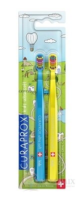CURAPROX CS 5500 Kids Letohravá edice dětský zubní kartáček (dvojbalení), 1x2 ks