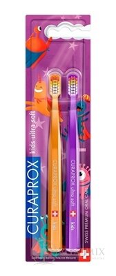 CURAPROX CS 5500 Kids Superhrdinská edice dětský zubní kartáček (dvojbalení), 1x2 ks