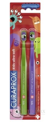 CURAPROX CS 5500 Kids ultrasoft Kazizubková Edice dětský zubní kartáček (dvojbalení), 1x2 ks