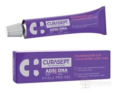 CURASEPT ADS DNA HYALU PRO gel s chlorhexidinem 0,50% + kyselina hyaluronová 1x30 ml
