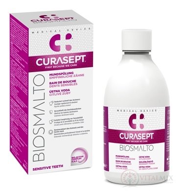CURASEPT BIOSMALTO SENSITIVE TEETH ústní voda pro citlivé zuby 1x300 ml