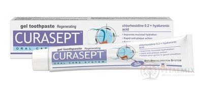 CURASEPT Regenerating gelová zubní pasta 1x75 ml