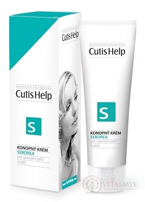 CutisHelp SEBOREA konopný krém při nadměrném mazotoku (inov.složení) 1x30 ml