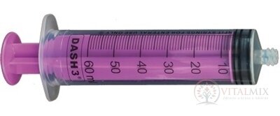D-3NTERAL SINGLE USE SYRINGE ENFIT jednorázová stříkačka pro podávání enterální výživy (60 ml) 1x1 ks
