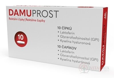DAMUPROST čípky rektální 1x10 ks