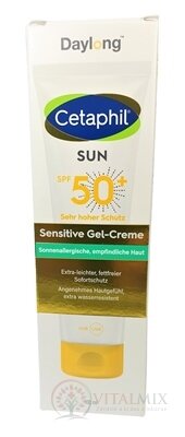 Daylong Cetaphil SUN Sensitive Gel-Creme SPF 50+ gel-krém s ochranným faktorem 1x100 ml