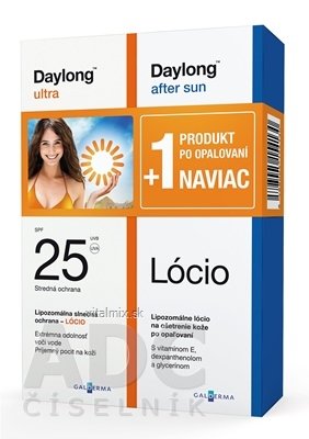 Daylong ultra SPF 25 + After sun loci NAVÍC locio 200 ml + locio 200 ml, 1x1 set