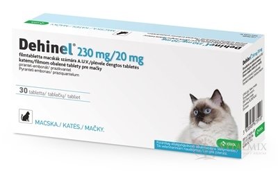 DEHINEL 230 mg/20 mg pro kočky tbl flm 1x30 ks