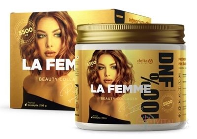 DELTA LA FEMME Beauty Collagen 5 500 mg rozpustný prášek na přípravu nápoje, příchuť broskev 1x196 g