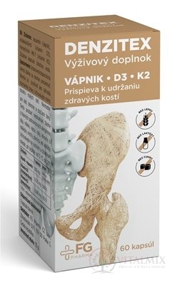 DENZITEX cps (vápník + D3 + K2) 1x60 ks