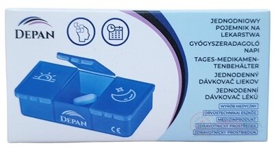 DEPAN JEDNODENNÍ DÁVKOVAČ LÉKŮ 1x1 ks