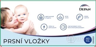 DEPAN Prsní vložky 1x60 ks