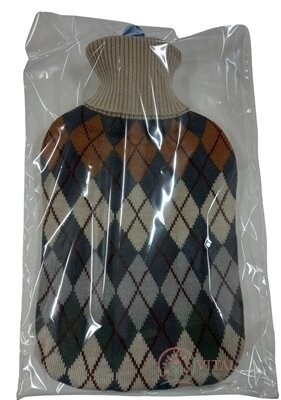 DEPAN Termofor ohřívací láhev s pleteným obalem DIAMANT 1x1 ks