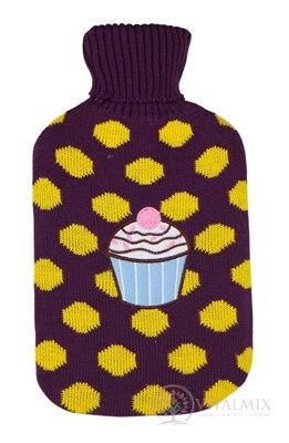 DEPAN Termofor ohřívací láhev s pleteným obalem MUFFIN 1x1 ks