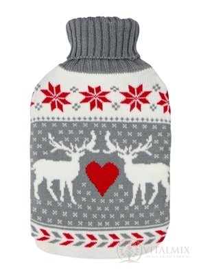 DEPAN Termofor ohřívací láhev s pleteným obalem VÁNOČNÍ SOB 1x1 ks