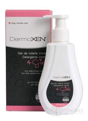 DermoXEN 4 Girls intimní čisticí gel pro dívky 1x125 ml