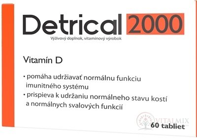 Detrical 2000 Vitamín D tbl 1x60 ks