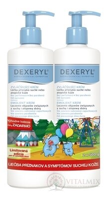 DEXERYL CREME EMOLLIENTE (DUO) krém zvláčňující, emolienčný (výhodné balení) 2x500 g