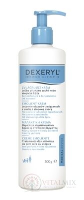 DEXERYL CREME EMOLLIENTE krém zvláčňující, emolienčný, s dávkovačem 1x500 g