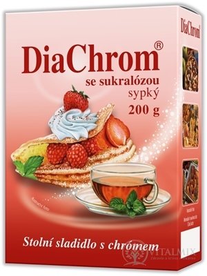 DiaChrom sypký se sukralózou prášek 1x200 g