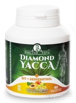DIAMOND yacc + B17 + resveratrol cps 1x90 ks