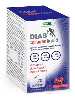 DIAS collagen liquid gel v sáčcích 1x20 ks