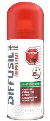 DIFFUSIL REPELENT proti klíšťatům sprej, rychleschnoucí, 1x100 ml