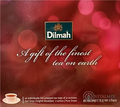 Dilmah Illuminations II kazeta, 4 druhy čajů po 10 sáčcích (75 g)
