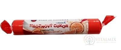 Dobré z CZ HROZNOVÝ CUKR příchuť POMARANČ pastilky, s vit. C, 1x39 g