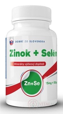 Dobré z SK Zinek 15 mg + Selen 50 μg tbl 30+10 zdarma (40 ks)