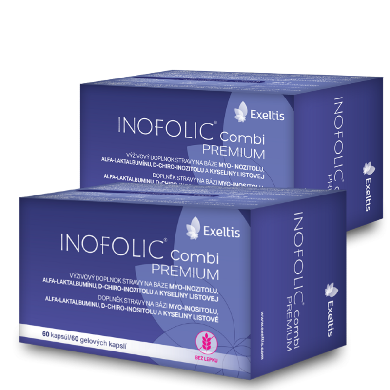 EXELTIS INOFOLIC COMBI PREMIUM 60gel.cps VÝHODNÉ DVOJBALENI /2mes
