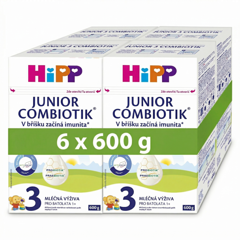 HiPP 3 JUNIOR Combiotik 600g 6ks