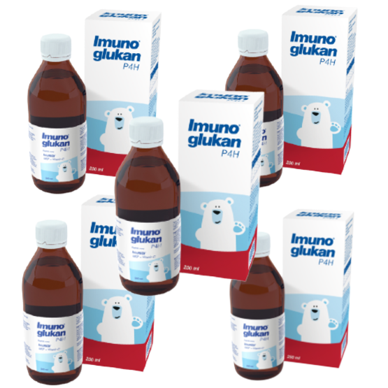 IMUNOGLUKAN P4H SIRUP 250ML SIR 5X250ML