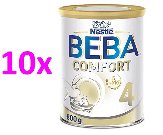 BEBA COMFORT 4, 5HMO, mléko pro malé děti, 800 g, 10ks