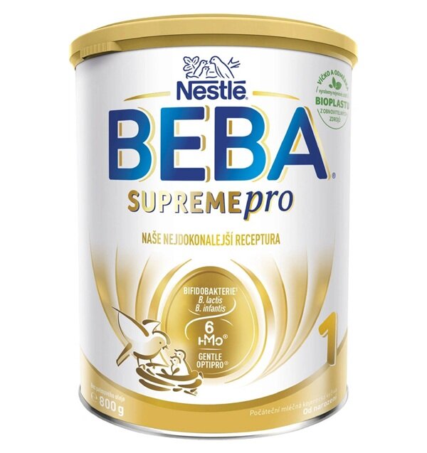BEBA SUPREMEpro 1, 6 HMO, počáteční kojenecké mléko, 800 g