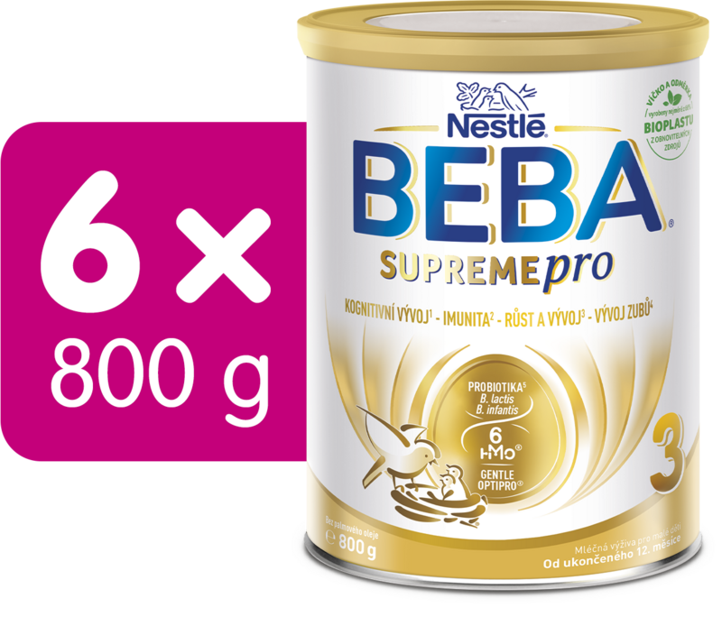BEBA SUPREME PRO 3 6HM-O 6X800G