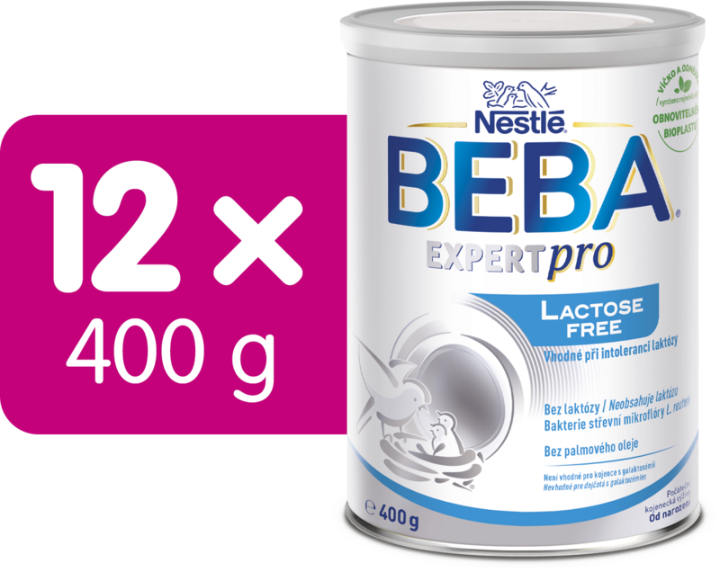 NESTLÉ BEBA EXPERTpro Lactose free 12x400g
