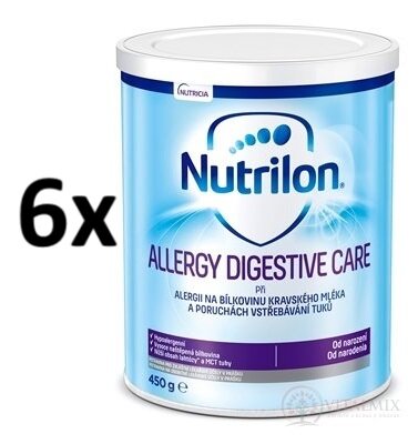 NUTRILON 1 ALLERGY DIGESTIVE CARE 450G 6X